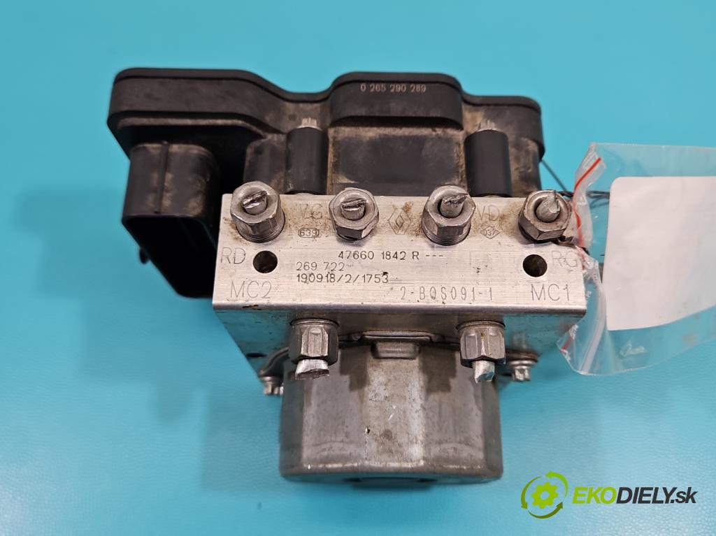 Renault Captur I 2013-2019 0.9 Tce 90 HP manual 66 kW 898 cm3 5- čerpadlo abs 476601842R (Pumpa ABS)