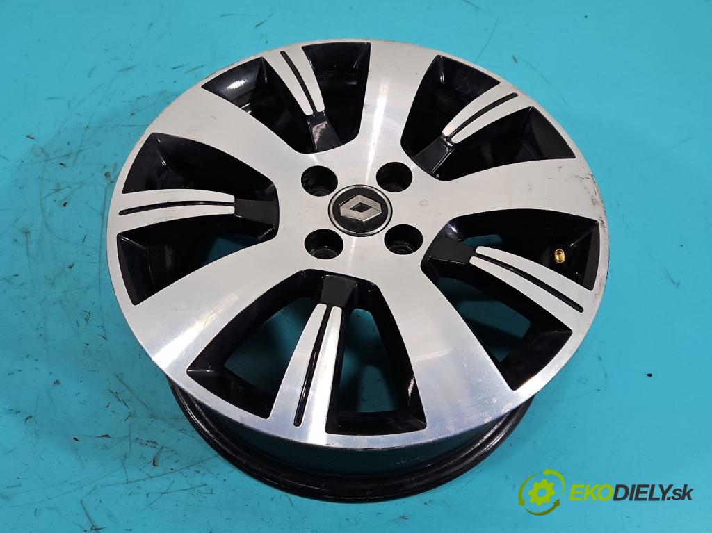 Renault Captur I 2013-2019 0.9 Tce 90 HP manual 66 kW 898 cm3 5- Felga hliník: 16" komplet