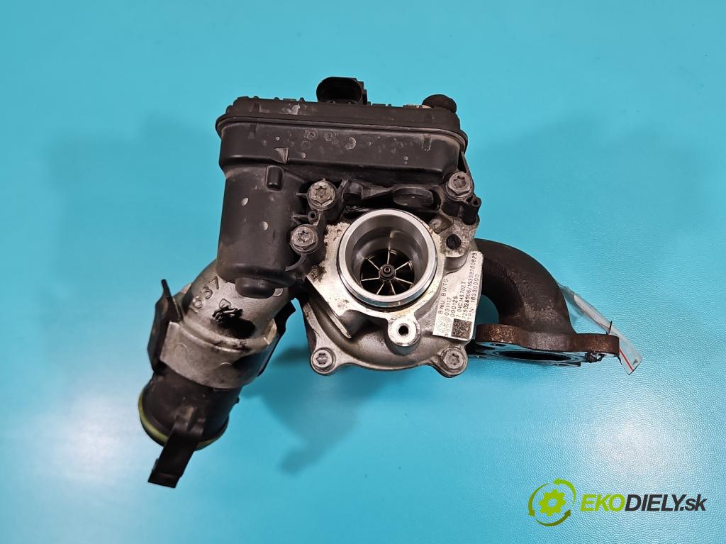 Skoda Rapid 2012-2019 1.0 TSI 95 hp manual 70 kW 999 cm3 5- Turbodmychadlo 04C145702T (Kompletní turbodmychadlo)