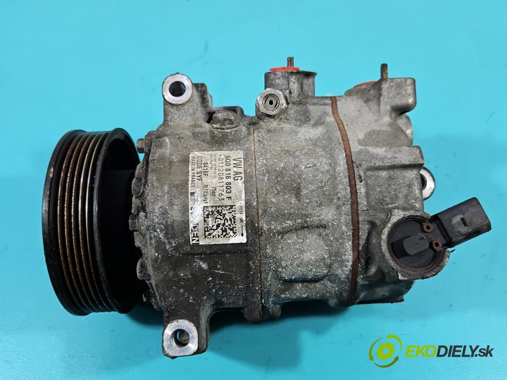 Skoda Rapid 2012-2019 1.0 TSI 95 HP manual 70 kW 999 cm3 5- Kompresor: klimatizácie 5Q0816803F (Kompresor klimatizácie)