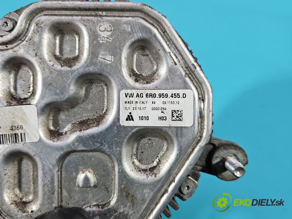 Skoda Rapid 2012-2019 1.0 TSI 95 HP manual 70 kW 999 cm3 5- Ventilátor chladiča 6R0959455D