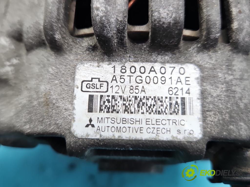 Mitsubishi Colt Z30 VI 2004-2012 1.3 16V 95 HP manual 70 kW 1332 cm3 5- Alternator A5TG0091AE (Alternátor)