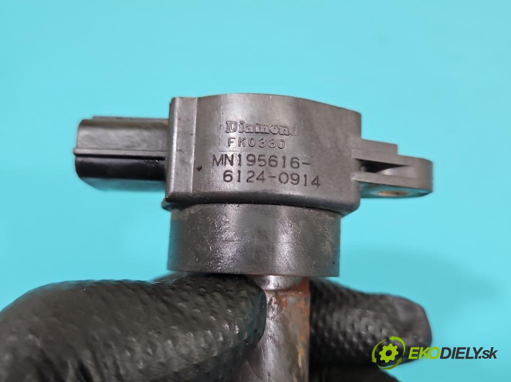 Mitsubishi Colt Z30 VI 2004-2012 1.3 16V 95 HP manual 70 kW 1332 cm3 5- cievka zapaľovacia 6124-0914 (Zapaľovacia cievka)