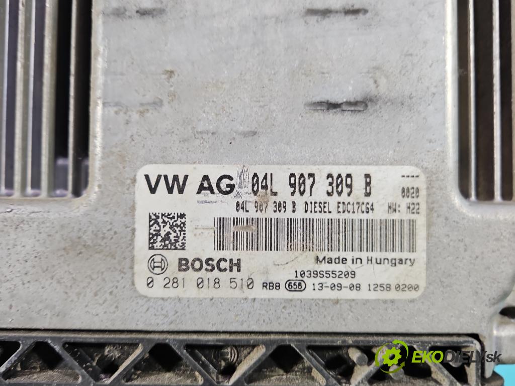 Skoda Octavia III 2013- 1.6 tdi 90 HP manual 66 kW 1598 cm3 5- riadiaca jednotka motora 0281018510