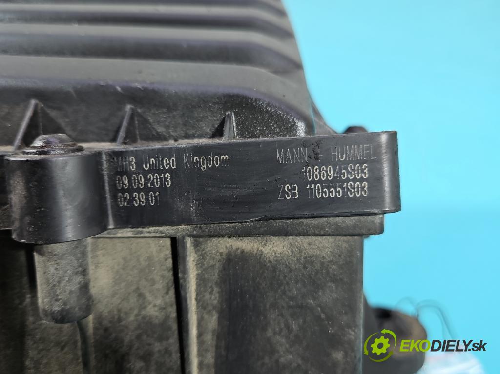 Skoda Octavia III 2013- 1.6 tdi 90 HP manual 66 kW 1598 cm3 5- obal filtra vzduchu 5Q0129601AA (Obal vzduchového filtra)