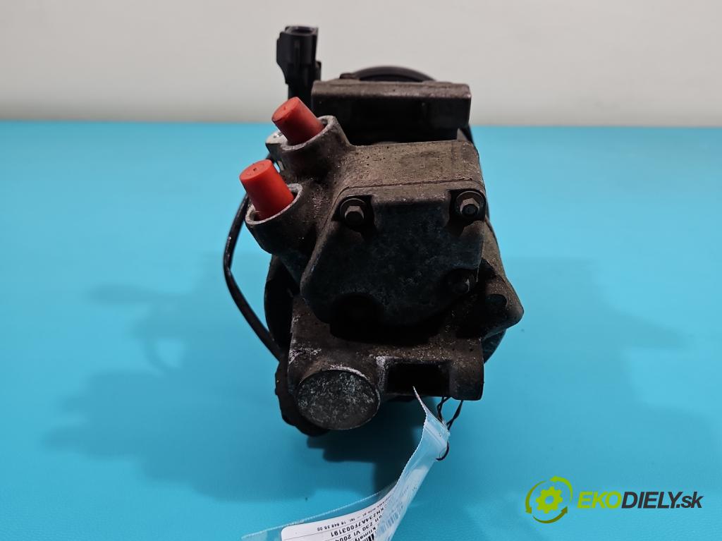 Mitsubishi Colt Z30 VI 2004-2012 1.3 16V 95 HP manual 70 kW 1332 cm3 5- Kompresor: klimatizácie 447220-9687 (Kompresor klimatizácie)