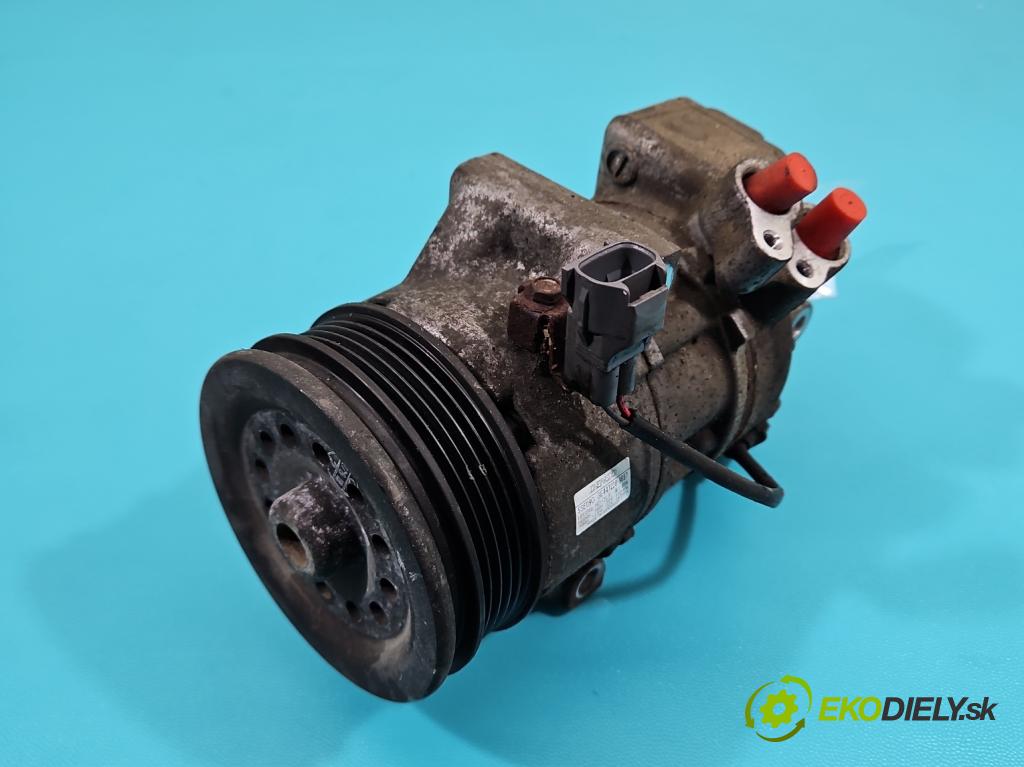 Mitsubishi Colt Z30 VI 2004-2012 1.3 16V 95 HP manual 70 kW 1332 cm3 5- Kompresor: klimatizácie 447220-9687 (Kompresor klimatizácie)