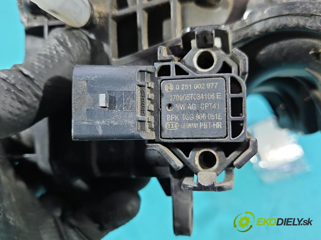 Skoda Rapid 2012-2019 1.0 TSI 95 hp manual 70 kW 999 cm3 5- potrubí sací 04C145749A (Sací potrubí)