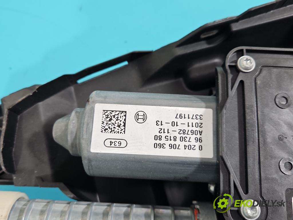 Peugeot 5008 I 2009-2017 1.6 THP 156 HP manual 115 kW 1598 cm3 5- Brzda manuál: elektrický: A2C53379976 (Ručná brzda)