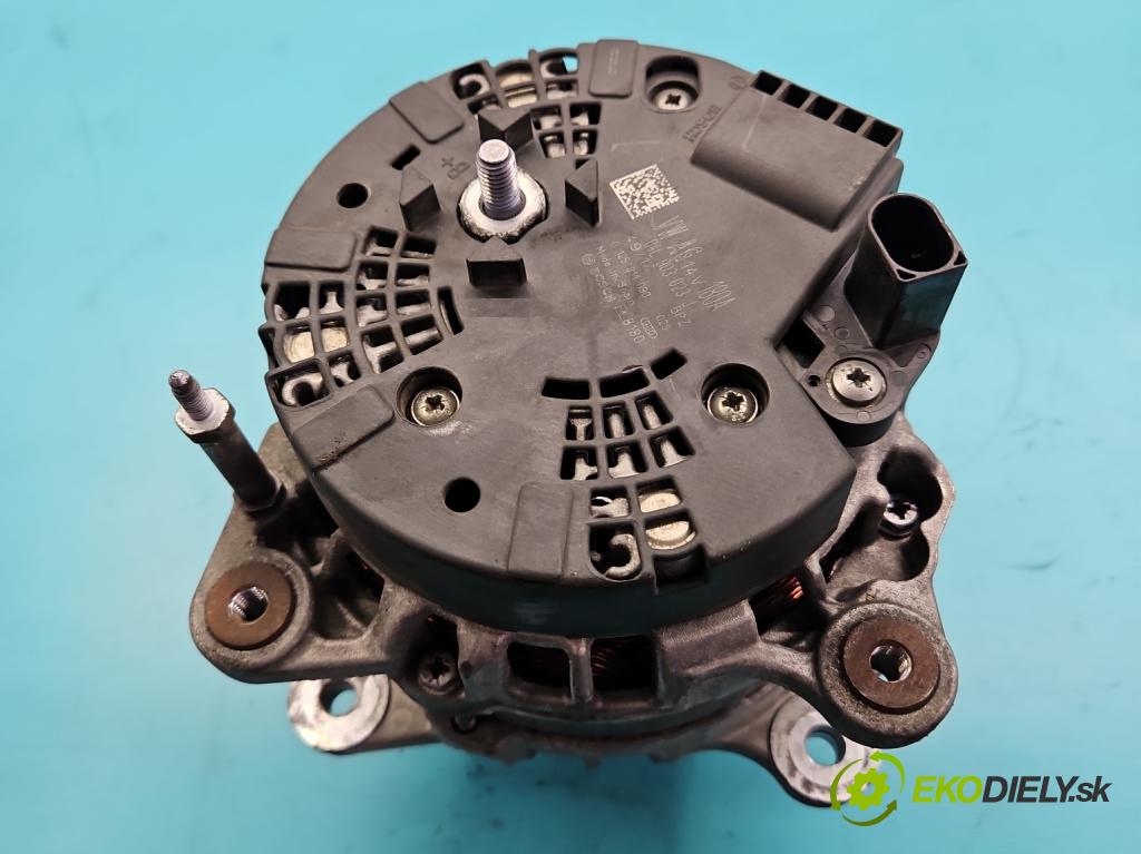 Skoda Superb III 2015-2024 2.0 TDI 190 HP automatic 140 kW 1968 cm3 5- Alternator 04L903023J (Alternátor)