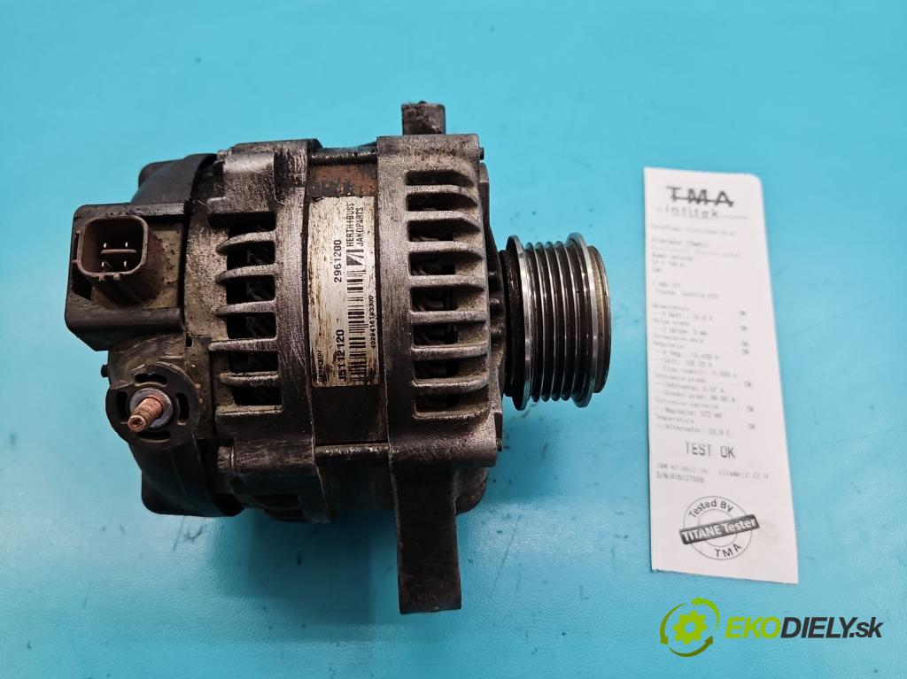 Toyota Corolla E12 2001-2009 2.0 D4D 116 HP manual 85 kW 1995 cm3 5- Alternator J5112120 (Alternátor)