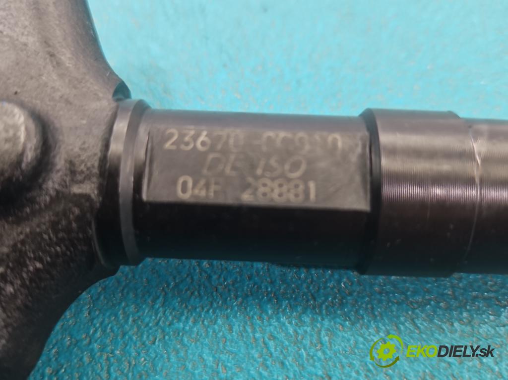 Toyota Corolla E12 2001-2009 2.0 D4D 116 hp manual 85 kW 1995 cm3 5- vstřikovač 23670-0G010 (Vstřikovač paliva)