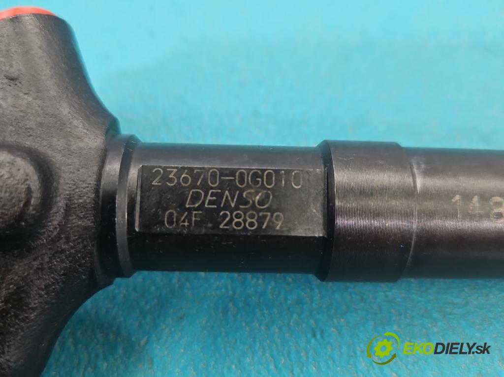 Toyota Corolla E12 2001-2009 2.0 D4D 116 hp manual 85 kW 1995 cm3 5- vstřikovač 23670-0G010 (Vstřikovač paliva)