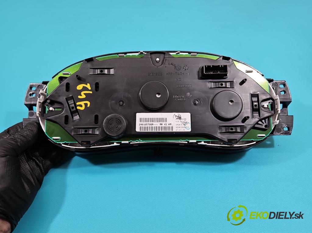 Dacia Sandero II 2012-2020 0.9 Tce 90 HP manual 66 kW 898 cm3 5- prístrojovka/ budíky 248105706R (Prístrojová doska)