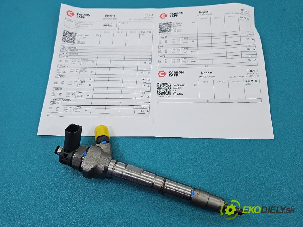 Skoda Superb III 2015-2024 2.0 TDI 190 HP automatic 140 kW 1968 cm3 5- vstrek 0445110471 (Vstrekovač paliva)