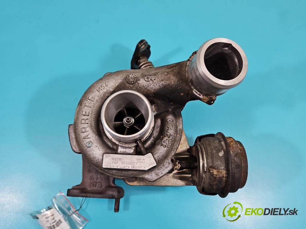 Fiat Bravo II 2007-2014 1.9 jtd 120 hp manual 88 kW 1910 cm3 5- Turbodmychadlo 736168-3 (Kompletní turbodmychadlo)