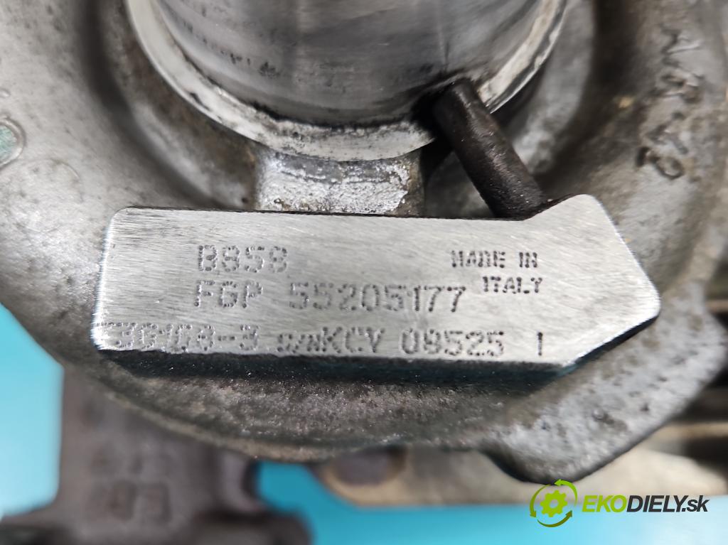 Fiat Bravo II 2007-2014 1.9 jtd 120 hp manual 88 kW 1910 cm3 5- Turbodmychadlo 736168-3 (Kompletní turbodmychadlo)