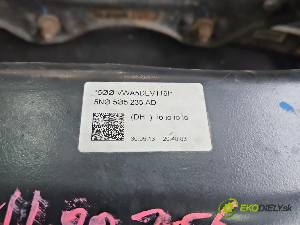 Audi Q3 2011-2018 2.0 tdi 177 hp automatic 130 kW 1968 cm3 5- zadní výztuha 5N0505235AD (Zadní výztuha)