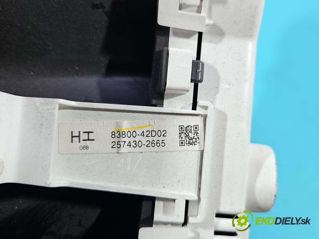 Toyota Rav4 III 2005-2012 2.2 D4D 136 HP manual 100 kW 2231 cm3 5- prístrojovka/ budíky 83800-42D02 (Prístrojová doska)