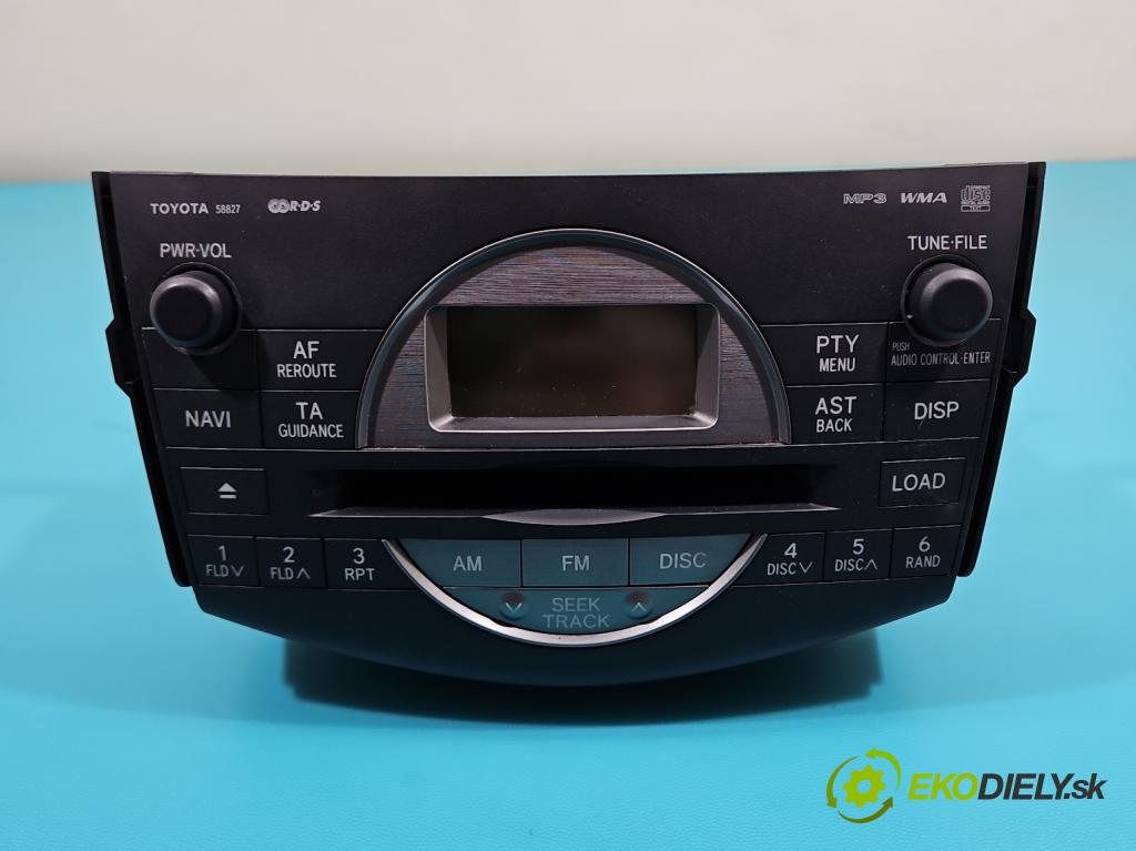 Toyota Rav4 III 2005-2012 2.2 D4D 136 HP manual 100 kW 2231 cm3 5- Radio originál 86120-42220