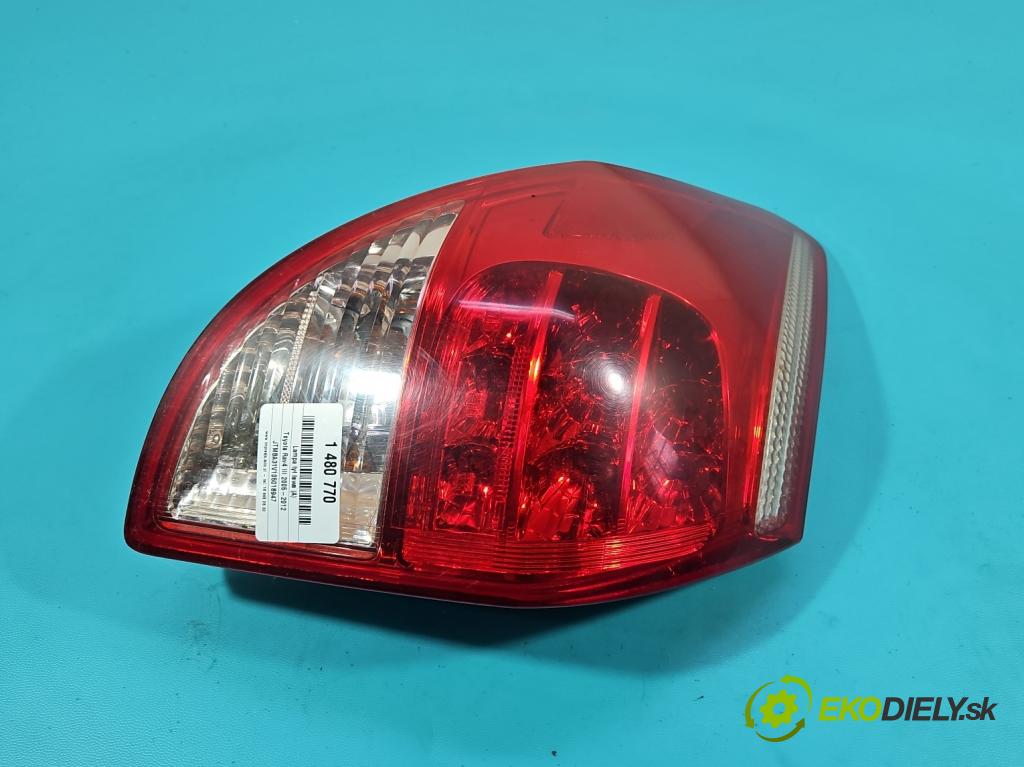 Toyota Rav4 III 2005-2012 2.2 D4D 136 HP manual 100 kW 2231 cm3 5- svetlo / reflektor zadné ľavé  (Kľučka dverí ostatné)
