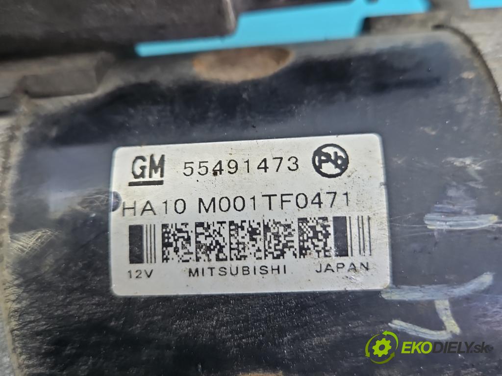 Opel Mokka A 2012-2019 1.6 cdti 136 HP automatic 100 kW 1598 cm3 5- štartér 55491473 (Štartér)