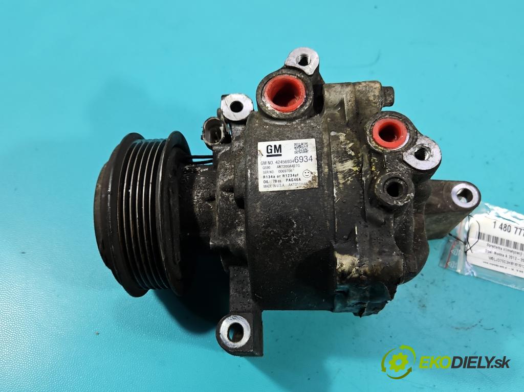 Opel Mokka A 2012-2019 1.6 cdti 136 HP automatic 100 kW 1598 cm3 5- Kompresor: klimatizácie 424569346934 (Kompresor klimatizácie)