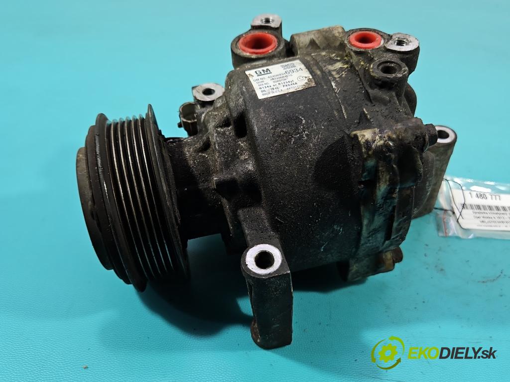 Opel Mokka A 2012-2019 1.6 cdti 136 HP automatic 100 kW 1598 cm3 5- Kompresor: klimatizácie 424569346934 (Kompresor klimatizácie)