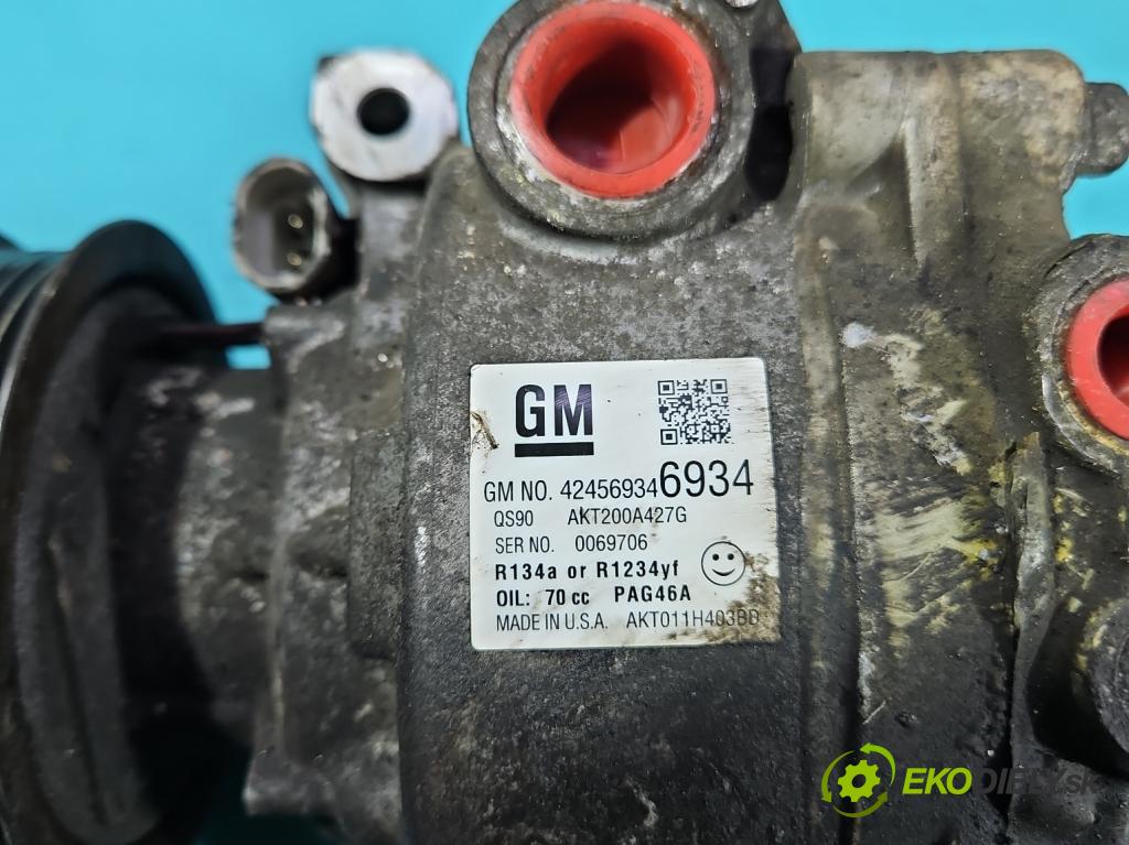 Opel Mokka A 2012-2019 1.6 cdti 136 HP automatic 100 kW 1598 cm3 5- Kompresor: klimatizácie 424569346934 (Kompresor klimatizácie)