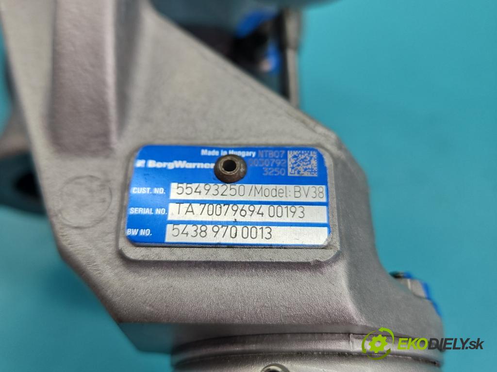 Opel Mokka A 2012-2019 1.6 cdti 136hp automatic 100 kW 1598 cm3 5- Turbodmychadlo repasováno 54389700013