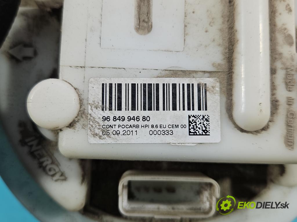 Peugeot 5008 I 2009-2017 1.6 THP 156 hp manual 115 kW 1598 cm3 5- čerpadlo paliva 9684994680