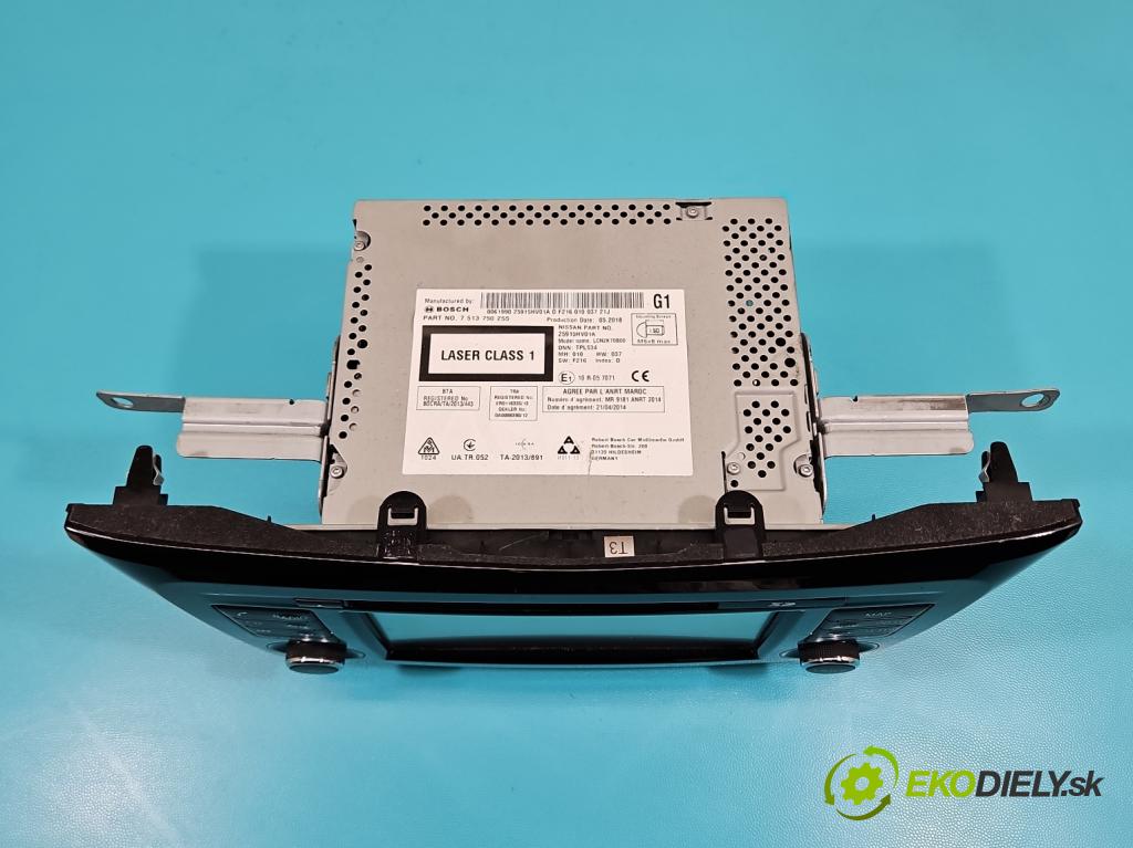 Nissan Qashqai II J11 2013-2021 1.2 T 116 HP manual 85 kW 1197 cm3 5- Radio originál 25915HV01A