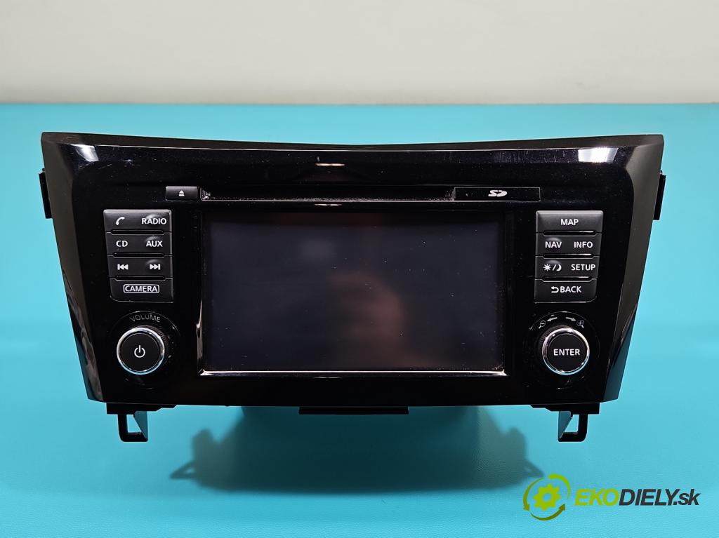 Nissan Qashqai II J11 2013-2021 1.2 T 116 HP manual 85 kW 1197 cm3 5- Radio originál 25915HV01A