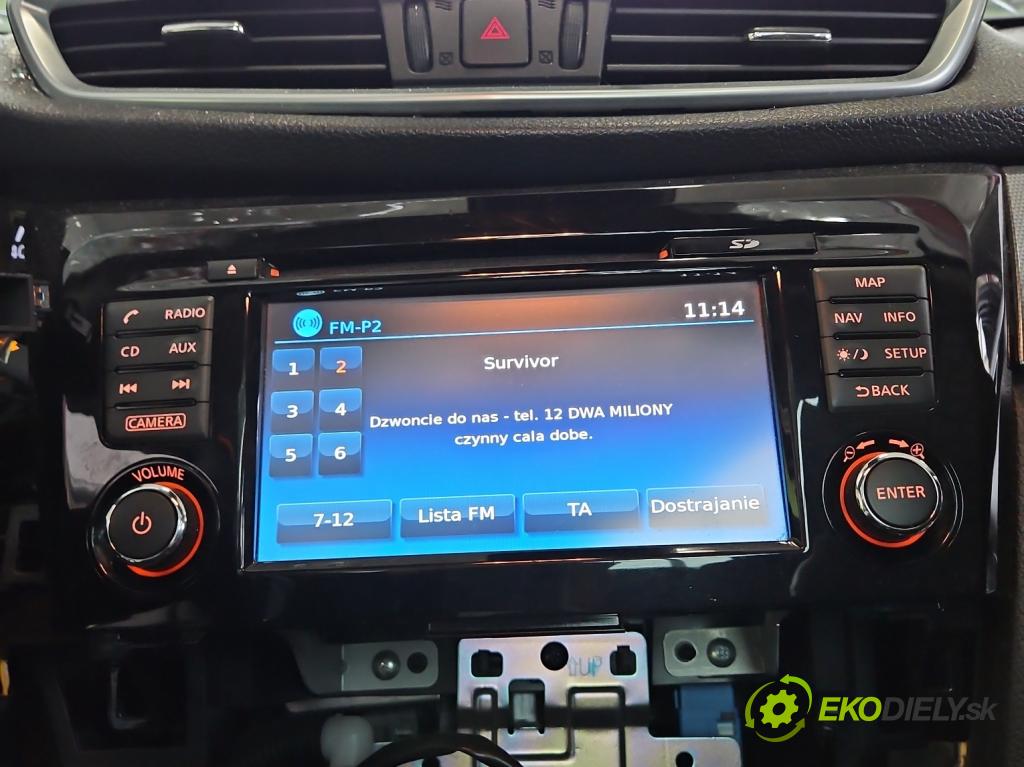 Nissan Qashqai II J11 2013-2021 1.2 T 116 HP manual 85 kW 1197 cm3 5- Radio originál 25915HV01A