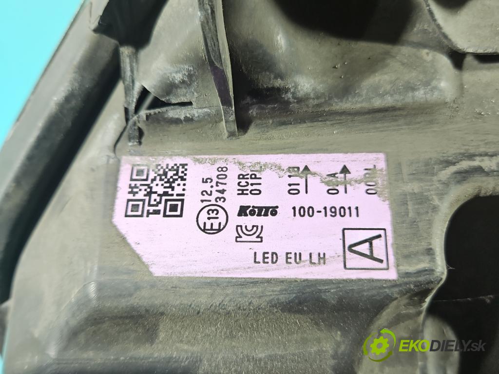 Nissan Qashqai II J11 2013-2021 1.2 T 116 HP manual 85 kW 1197 cm3 5- Reflektor: ľavý  (Kľučka dverí ostatné)