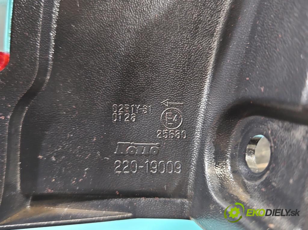 Nissan Qashqai II J11 2013-2021 1.2 T 116 HP manual 85 kW 1197 cm3 5- svetlo / reflektor zadné ľavé 220-19009 (Kľučka dverí ostatné)