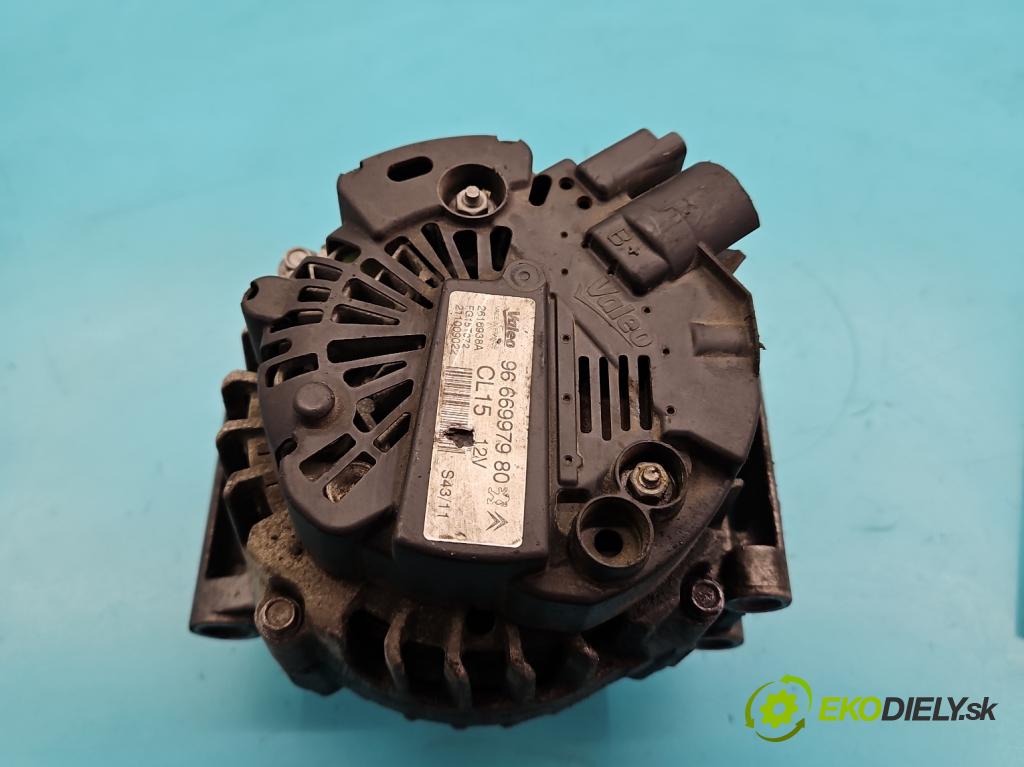 Peugeot 5008 I 2009-2017 1.6 THP 156 HP manual 115 kW 1598 cm3 5- Alternator 9666997980 (Alternátor)