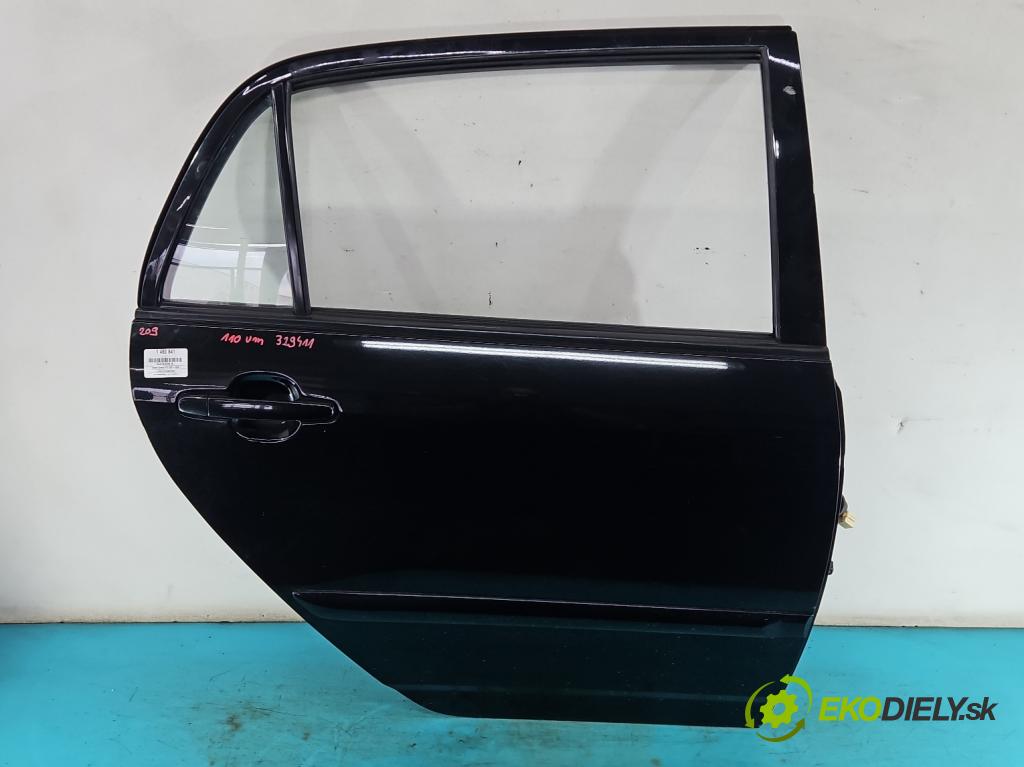 Toyota Corolla E12 2001-2009 1.4 D4D 90 hp manual 66 kW 1364 cm3 5- dveře zadní pravé  (Klika dveří ostatní)