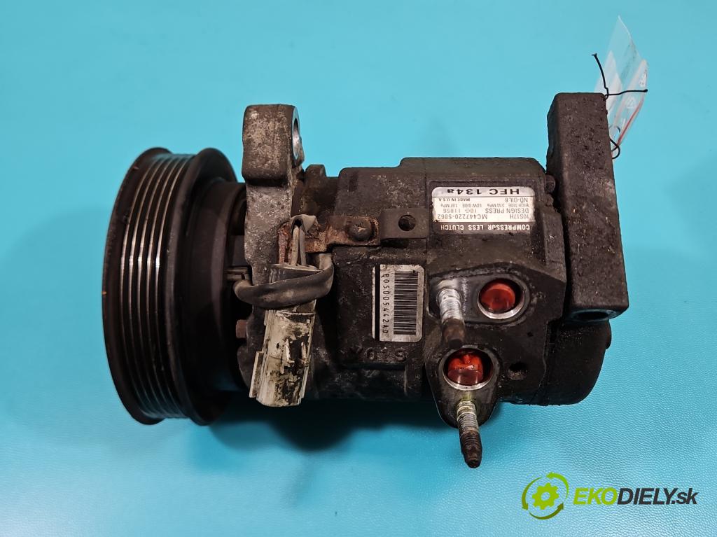 Dodge Caravan IV 2000-2007 3.3 V6 182KM automatic 134 kW 3301 cm3 5- Kompresor: klimatizácie 447220-5862 (Kompresor klimatizácie)