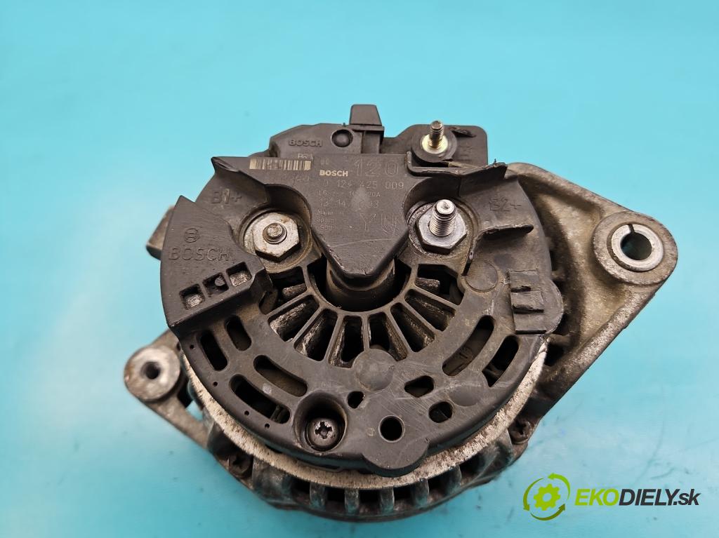 Opel Zafira A 1999-2005 1.6 16V 101 HP manual 74 kW 1598 cm3 5- Alternator 0124425009 (Alternátor)