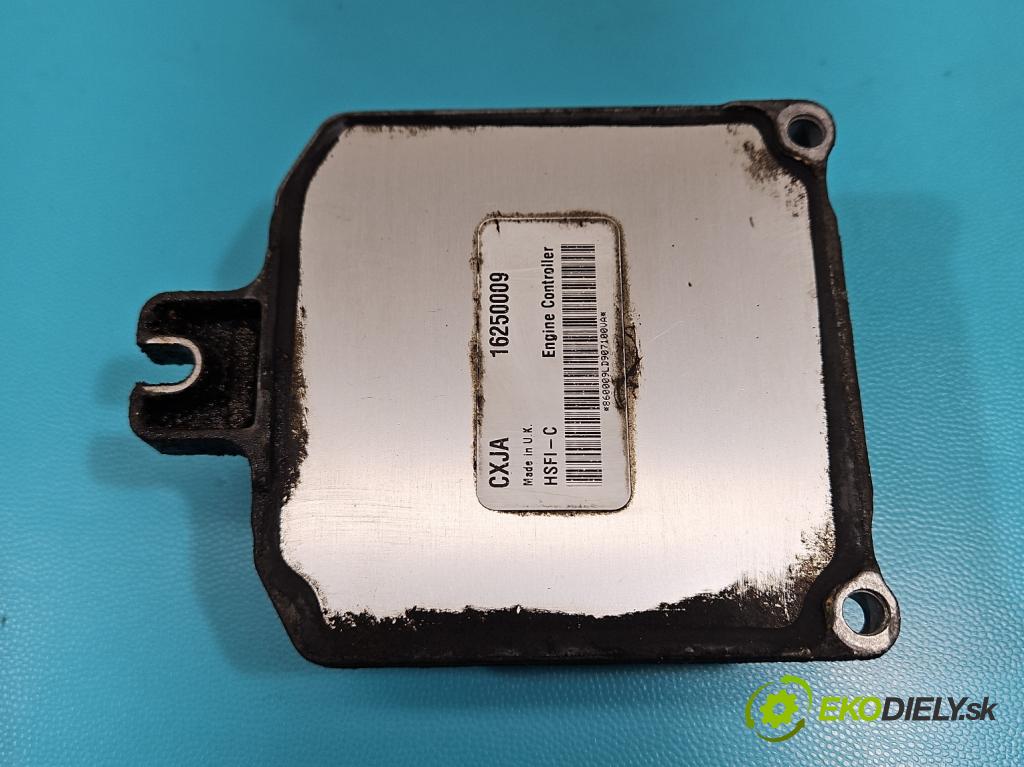 Opel Zafira A 1999-2005 1.6 16V 101 HP manual 74 kW 1598 cm3 5- riadiaca jednotka motora 16250009