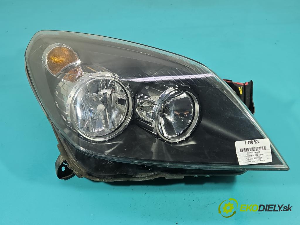 Opel Astra III 2004-2014 1.7 cdti 101 HP manual 74 kW 1686 cm3 5- Reflektor: pravý  (Svetlo predné pravé)