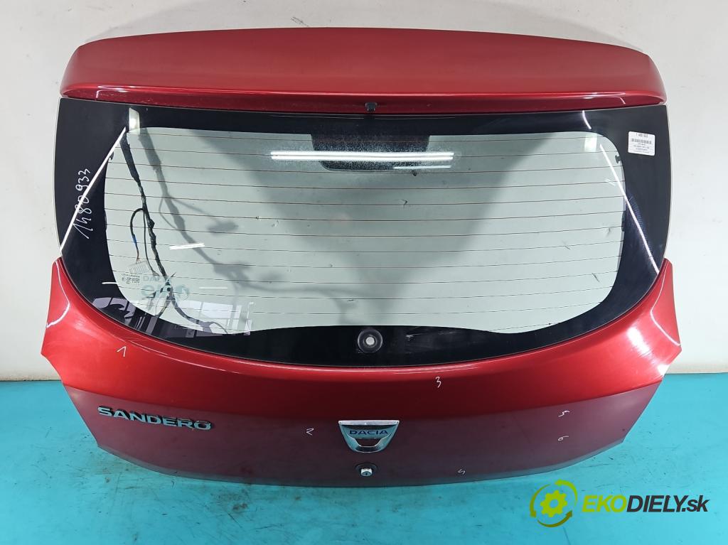 Dacia Sandero II 2012-2020 0.9 Tce 90 hp manual 66 kW 898 cm3 5- zadní kufrové dveře  (Zadní kapota (kufr))