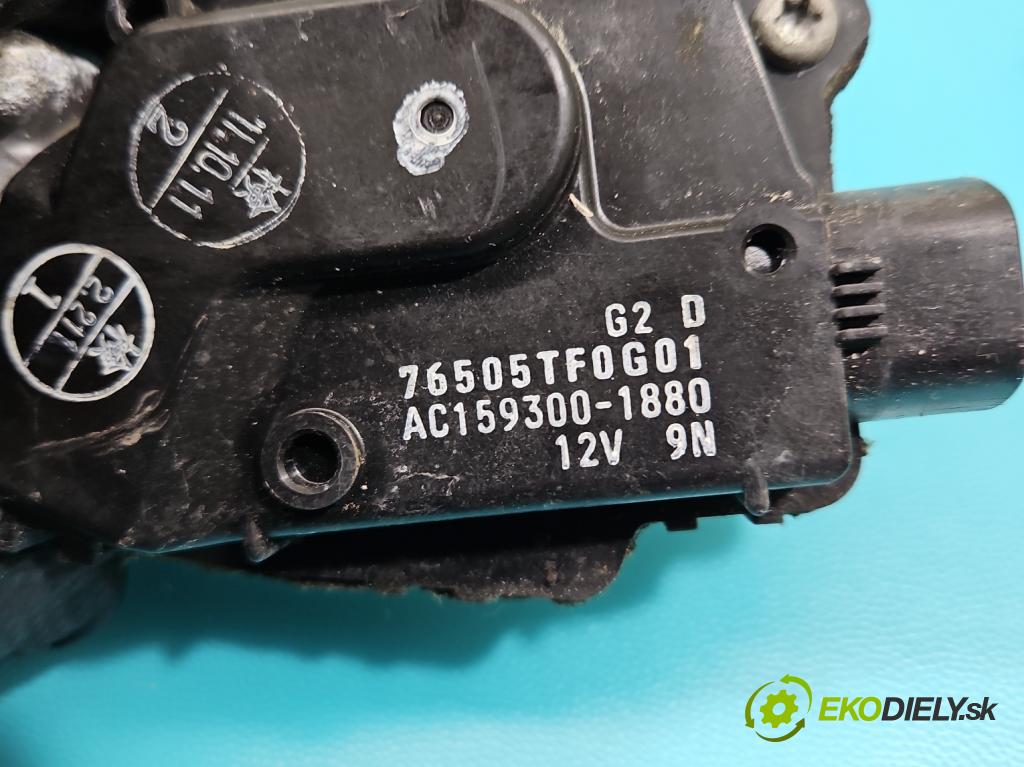 Honda Jazz III 2008-2014 1.2 16V 90 hp manual 66 kW 1198 cm3 5- motor stěračů přední 76505TF0G01