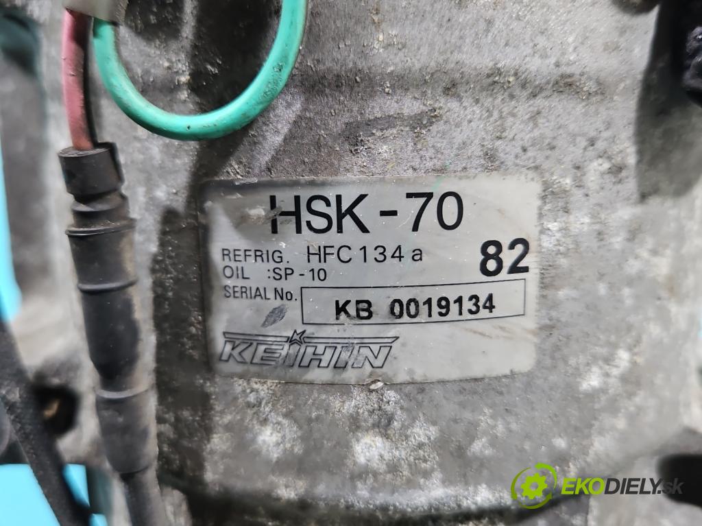 Honda Jazz III 2008-2014 1.2 16V 90 HP manual 66 kW 1198 cm3 5- Kompresor: klimatizácie HSK-70 (Kompresor klimatizácie)