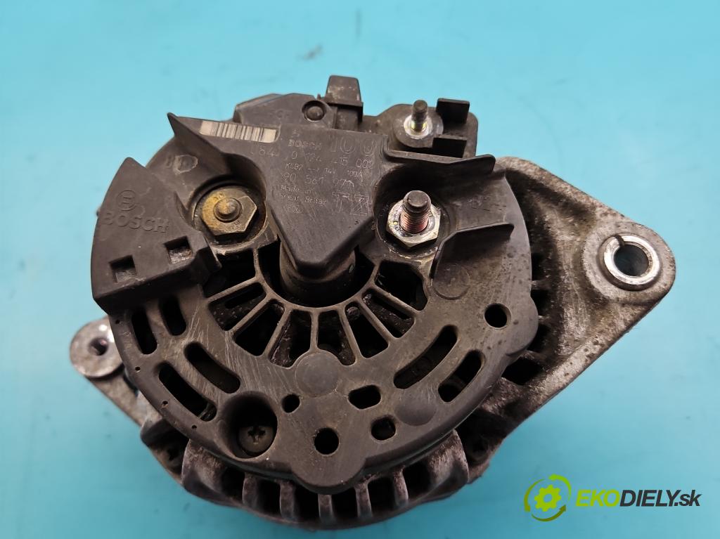 Opel Zafira A 1999-2005 1.8 16V 116 HP manual 85 kW 1796 cm3 5- Alternator 0124415002 (Alternátor)