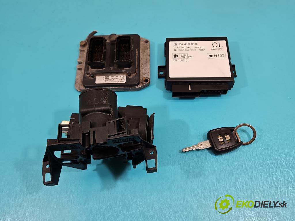 Opel Zafira A 1999-2005 1.8 16V 116 HP manual 85 kW 1796 cm3 5- riadiaca jednotka motora 90560476