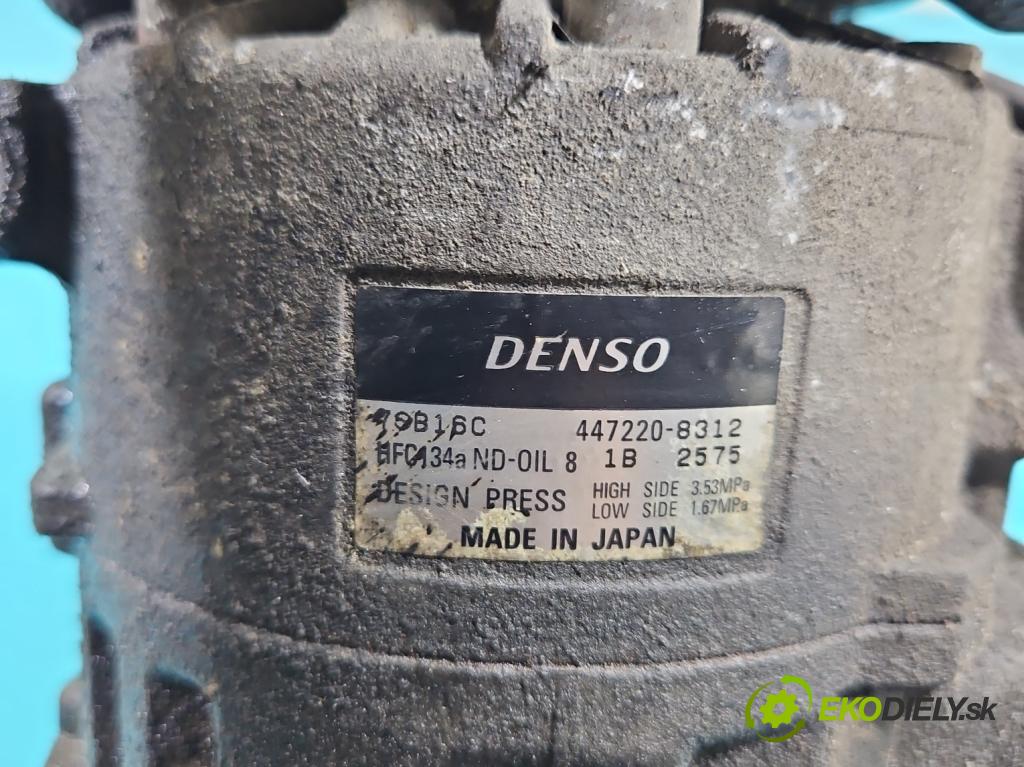 Opel Zafira A 1999-2005 1.8 16V 116 HP manual 85 kW 1796 cm3 5- Kompresor: klimatizácie 447220-8312 (Kompresor klimatizácie)