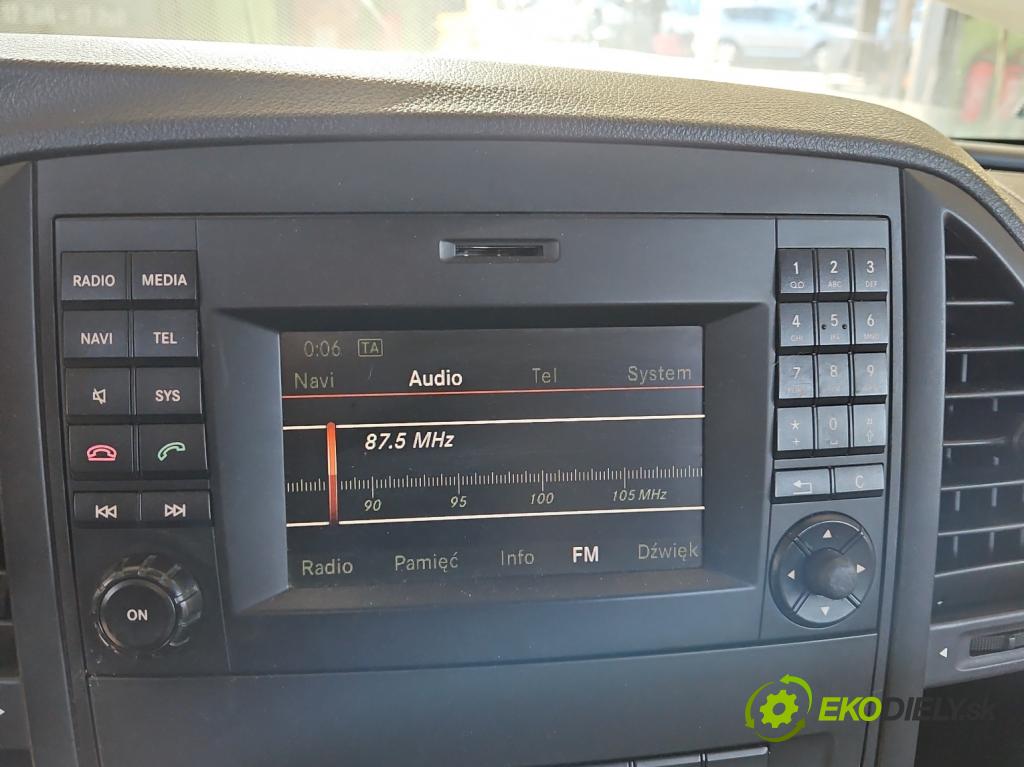 Mercedes Vito W447 2014- 2,2.0 CDI 136 HP automatic 100 kW 2143 cm3 5- Radio originál A4479002405
