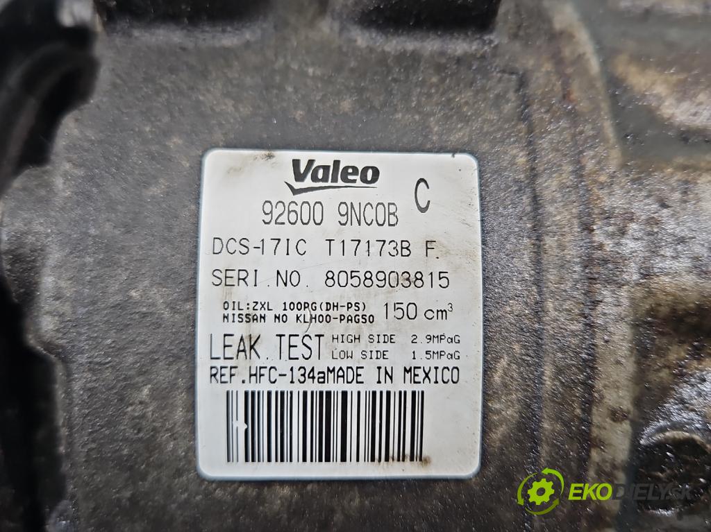 Infiniti QX60 2012- 3.5 V6 265KM automatic 195 kW 3498 cm3 5- Kompresor: klimatizácie 926009NC0B (Kompresor klimatizácie)